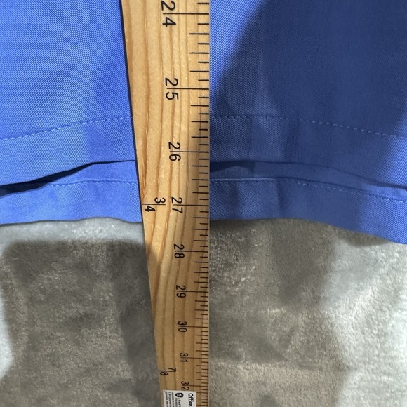 Figs Technical Collection Scrubs Women's Medium Blue V Neck Solid‎ Nurse Pocket - Picture 5 of 6